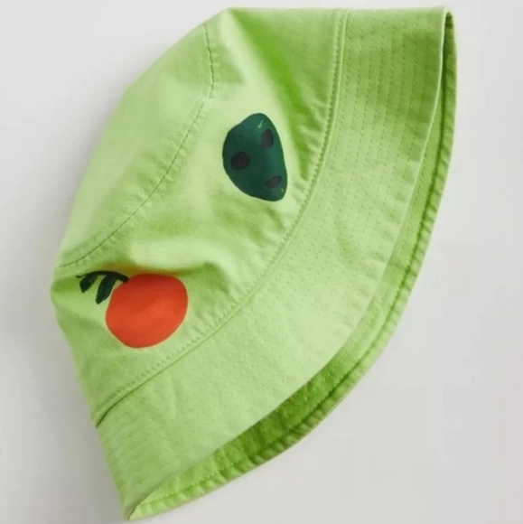 (SOLD) Coney Island Picnic Neon Green Bucket Hat • Mint Condition - Picture 5 of 10